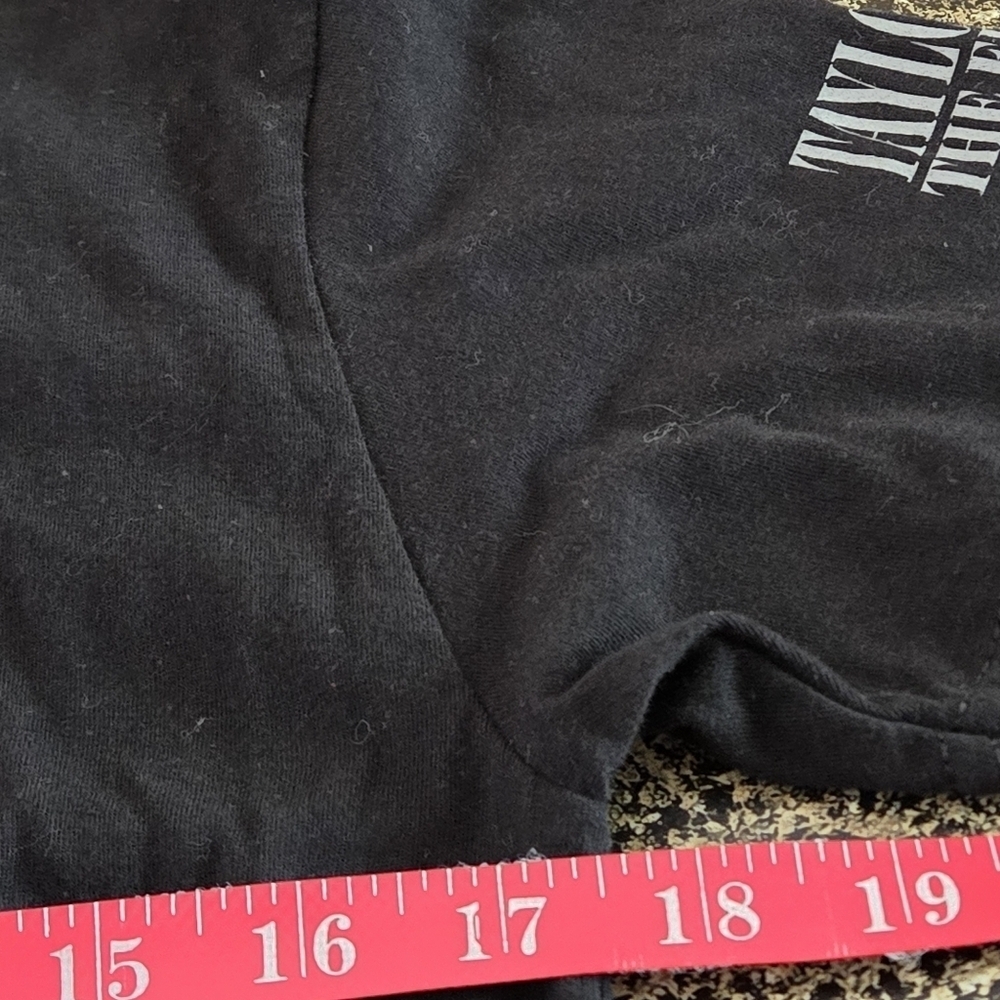 Taylor Swift The Eras Tour Black Graphic Tee Official Merch Grid Photos Women M - Picture 8 of 11
